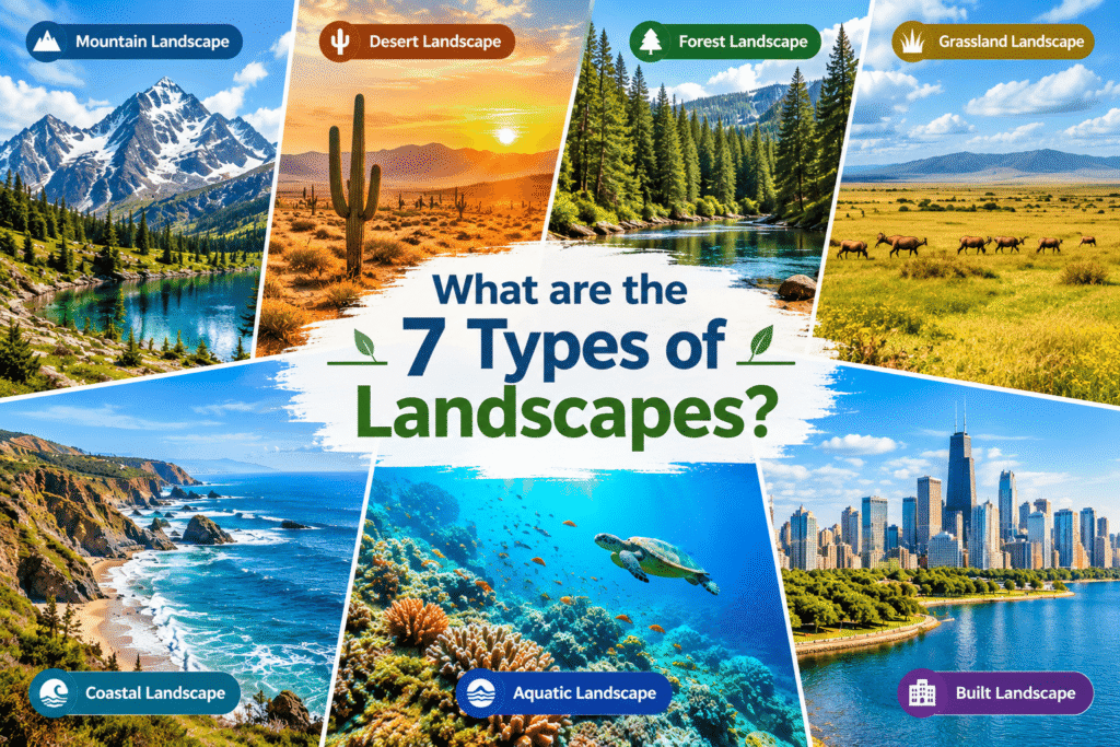 7 types of landscape