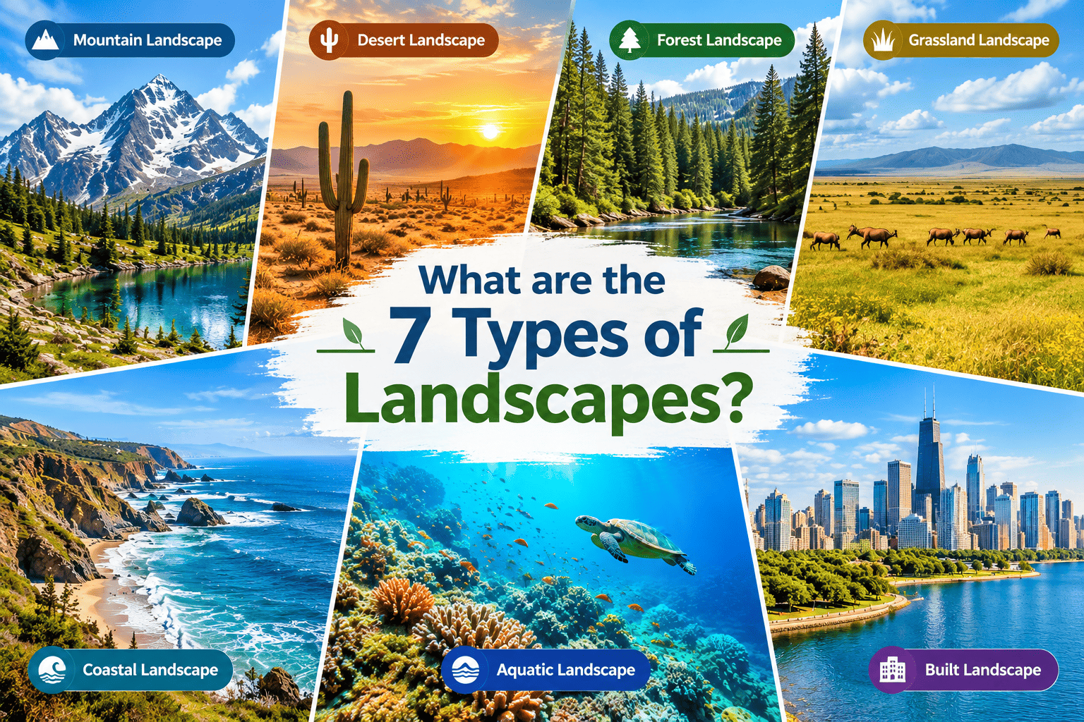 7 types of landscape